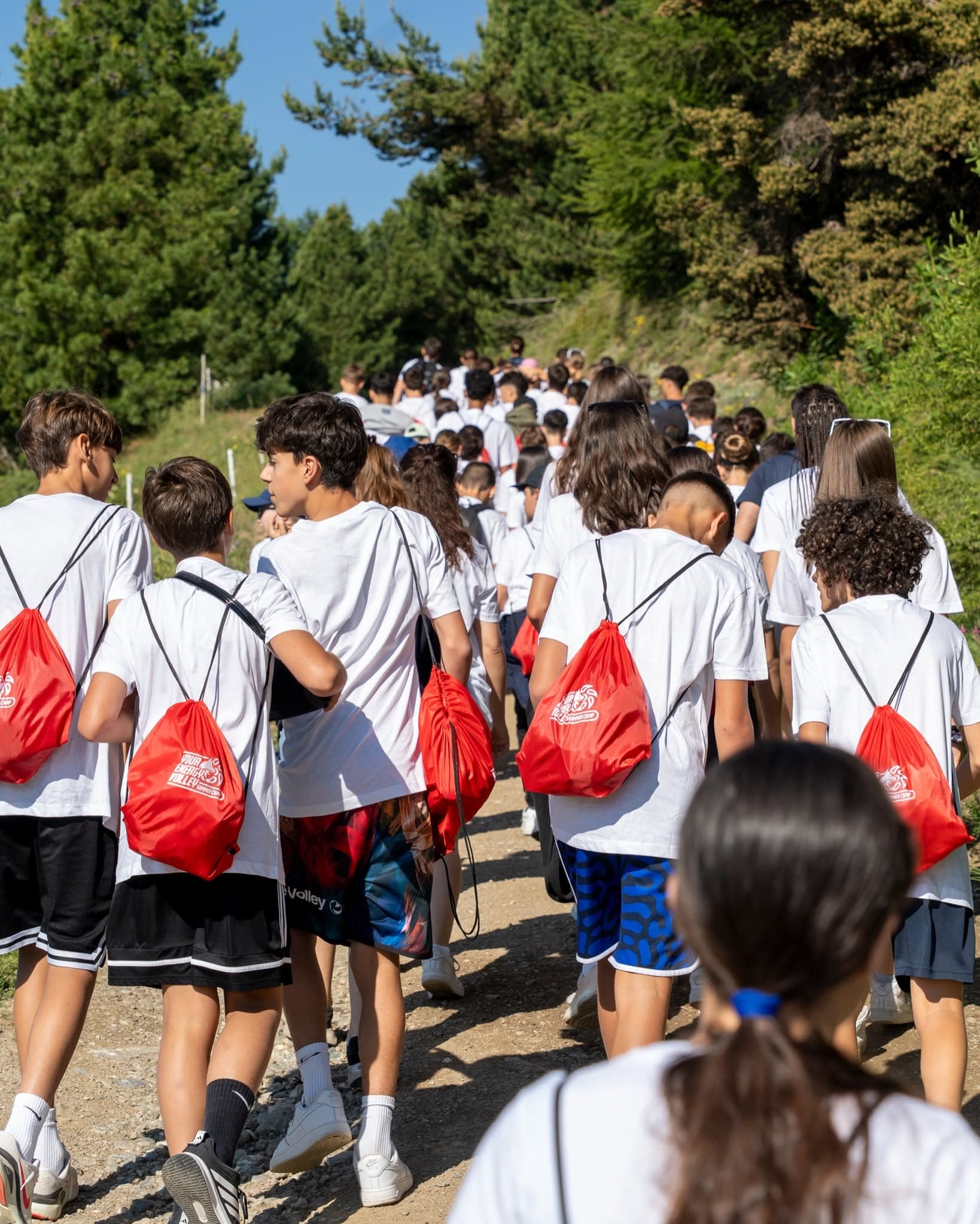 Sacche personalizzate del camp Giovanili Volley Piacenza